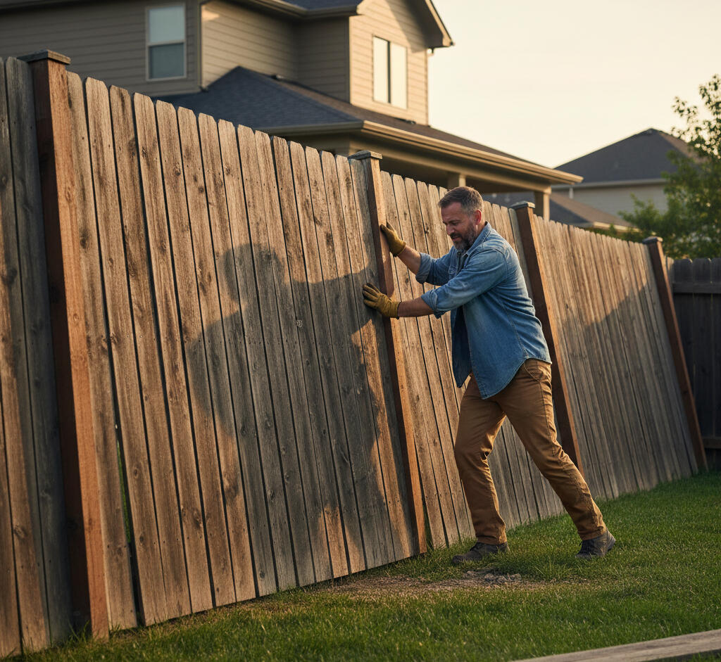 Improperly anchored fences are dangerous