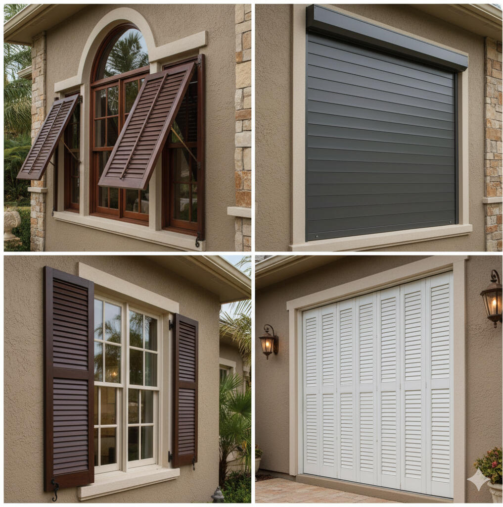 Storm Shutters SHutters keep the storm outside